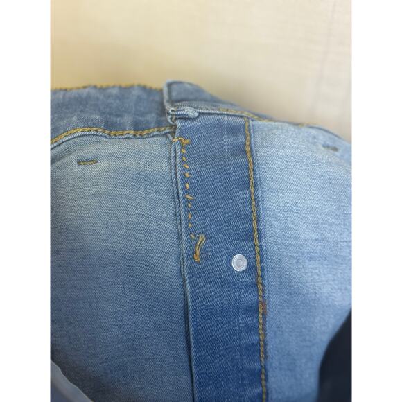 Women's 1XL button down stretchy jean pencil skirt - Picture 9 of 10